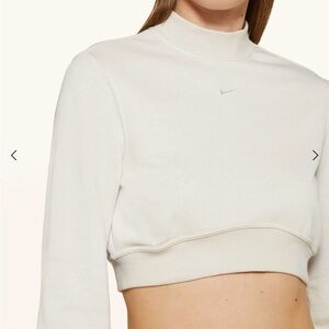 Women’s Nike Sportswear Retro Femme Cropped Crew Mauve/Light Pink S